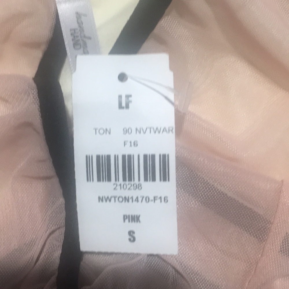 LF Pink Mesh Halter Bralette - Picture 3 of 3